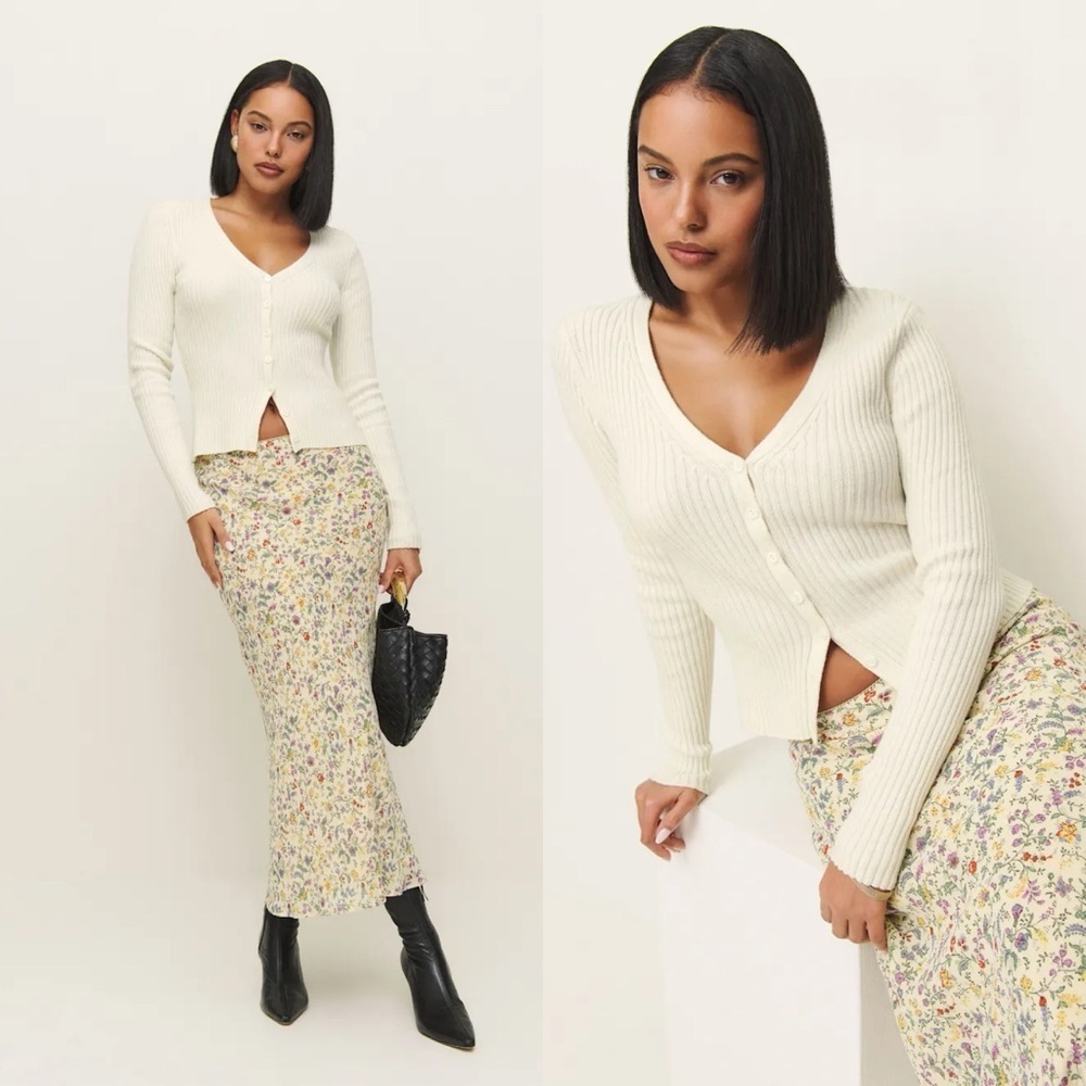 REFORMATION Fia Cardigan M